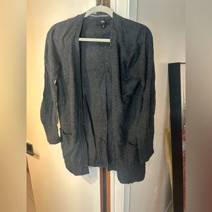 Dark Gray Mossimo Long Cardigan Size Medium